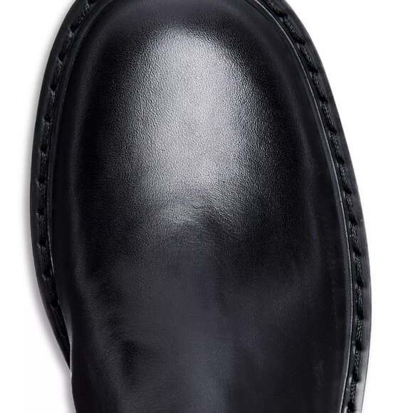 Michael Michael Kors Asher Knee High Lug Sole Boots Size US 6.5 M Black Leather - Picture 4 of 5